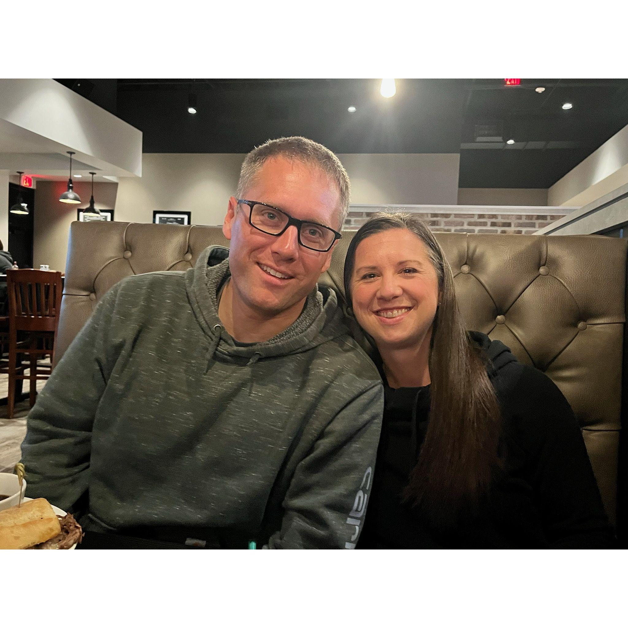 Megan's birthday dinner.