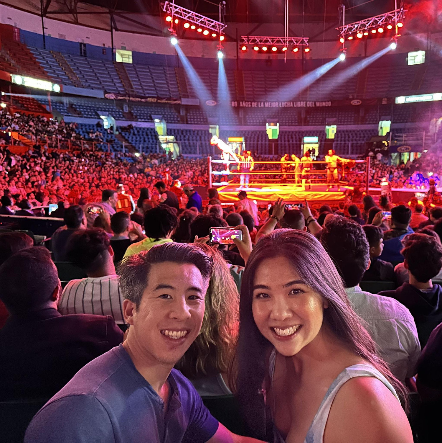 Lucha Libre wrestling match, Mexico City (2023)