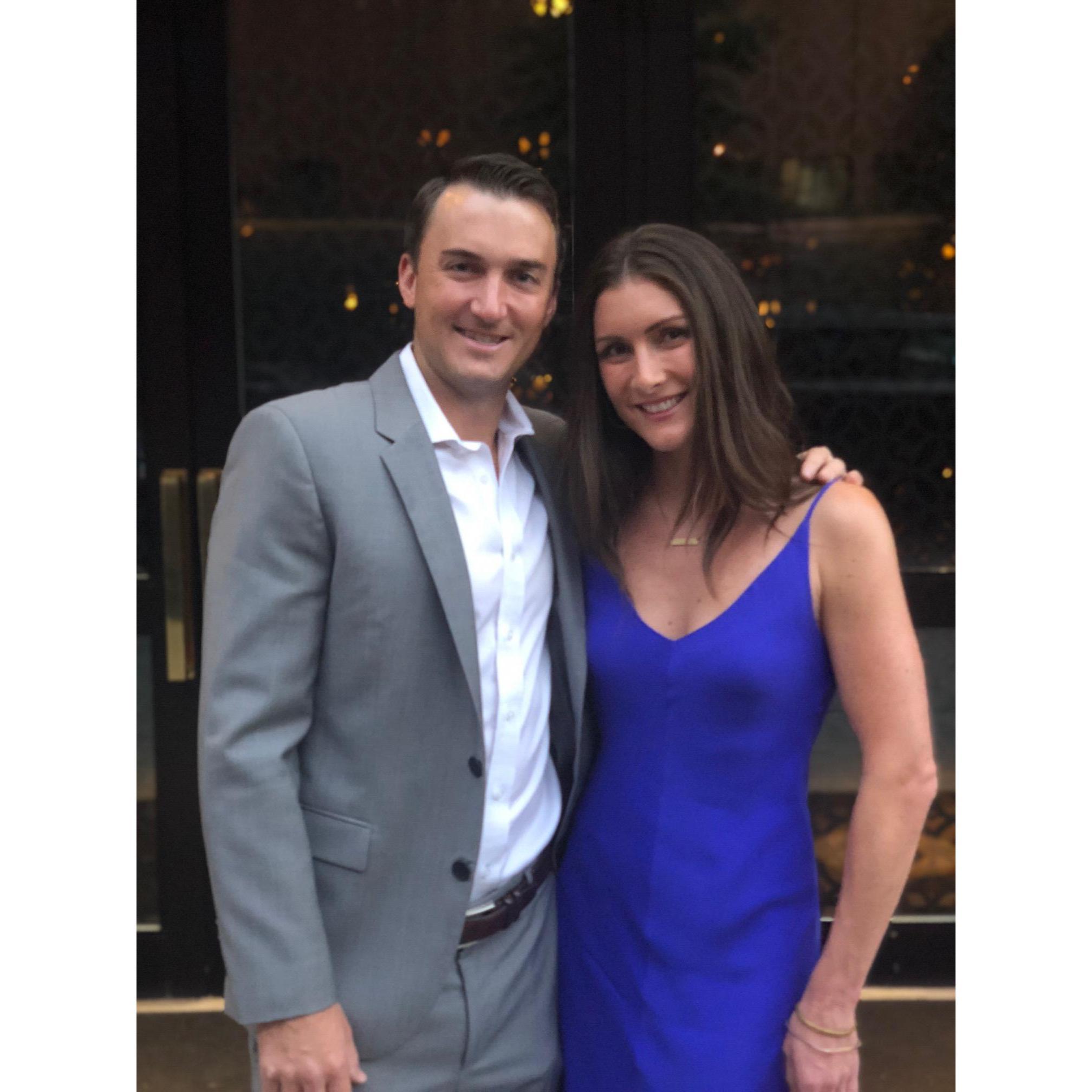 Dinner at Del Posto to celebrate our engagement. Such an amazing night!