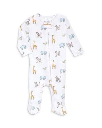 Aden and Anais Unisex Animals Print Comfort Zip Front Footie - Baby
