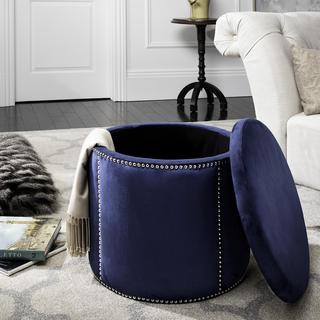 Upholstered Round Ottoman