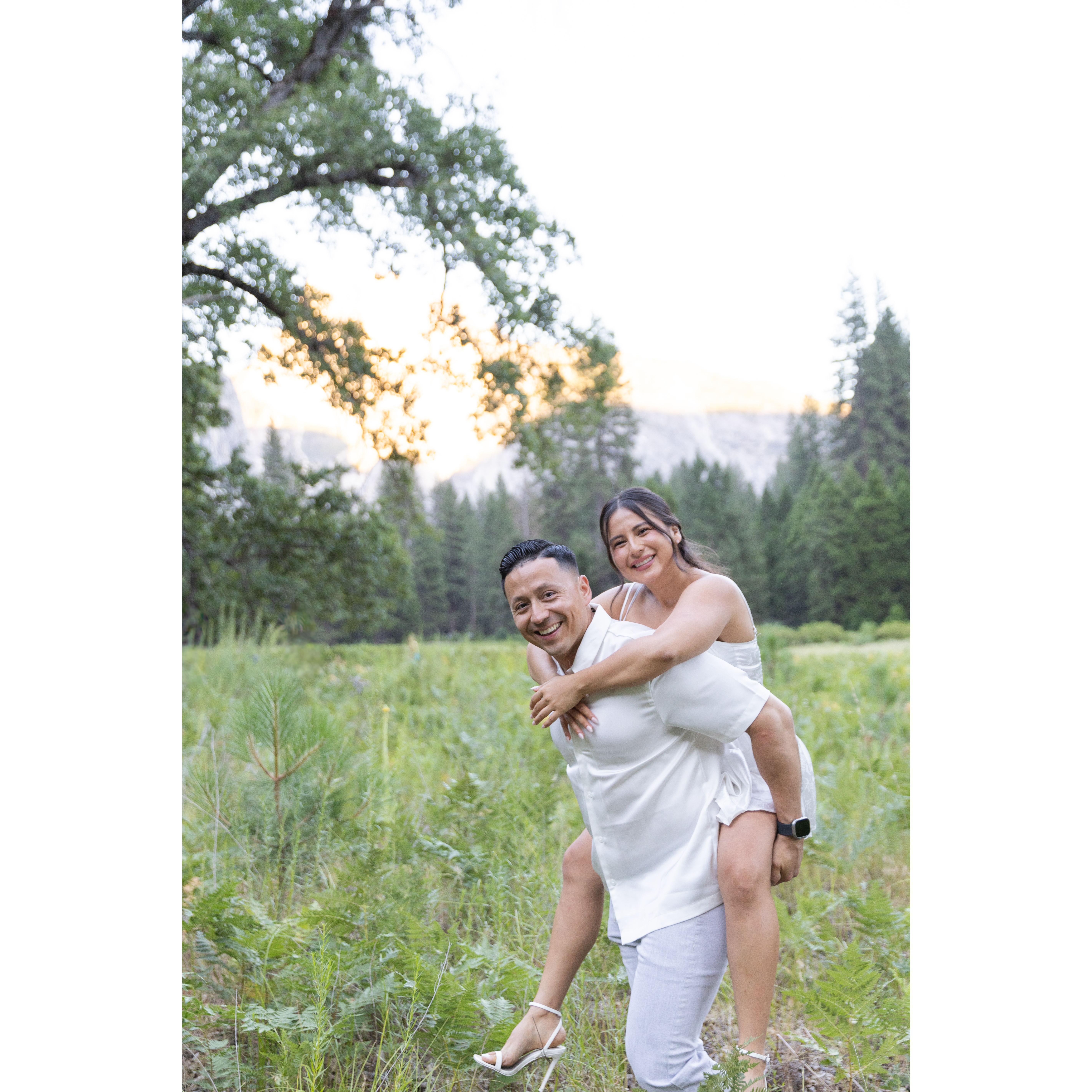A few moments after this picture was taken, we saw a bear!!