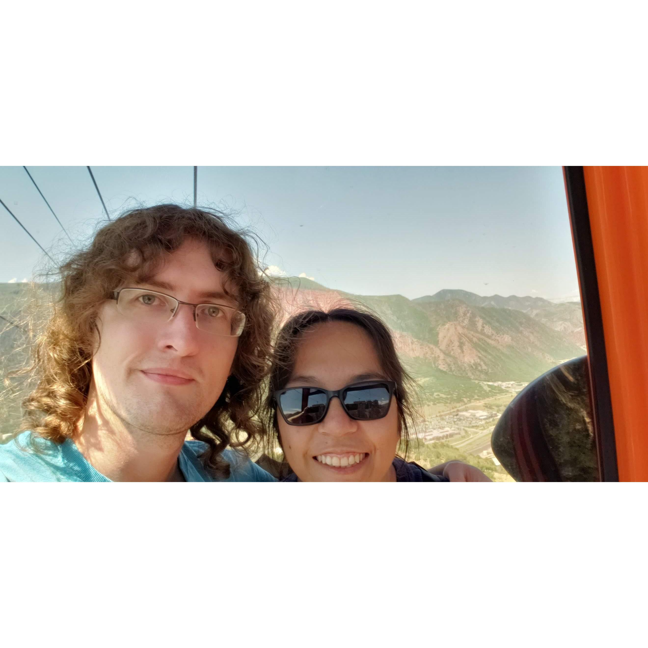 On the way from the Glenwood Springs Adventure Park.