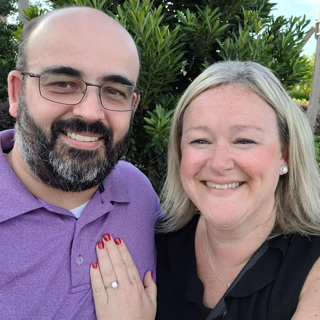We got engaged on September 16, 2023 at Universal City Walk!