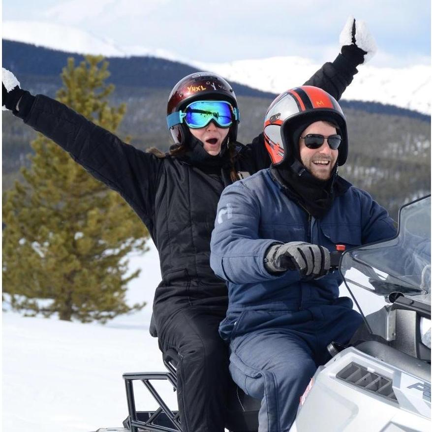 Snowmobiling right before the world shut down for covid