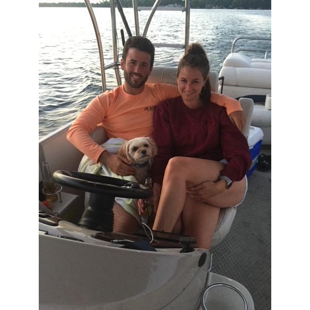 Weekends on DeRuyter, with our baby, Roman!