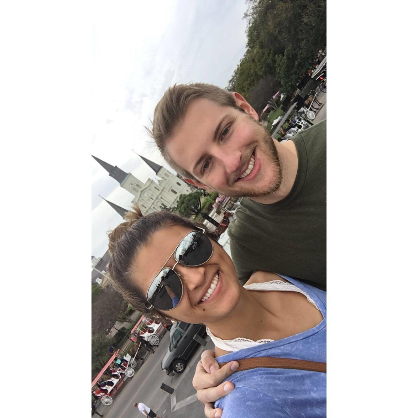 Exploring New Orleans.