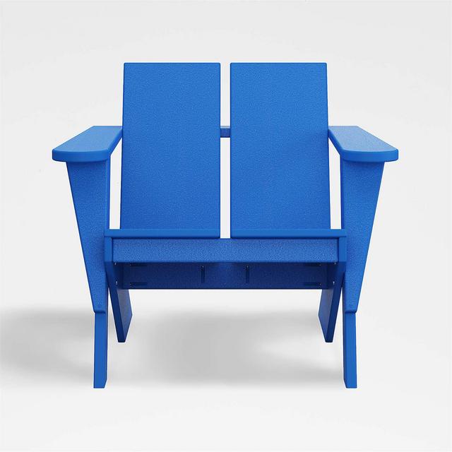 Paso Pacific Blue Outdoor Patio Adirondack Chair by POLYWOOD®