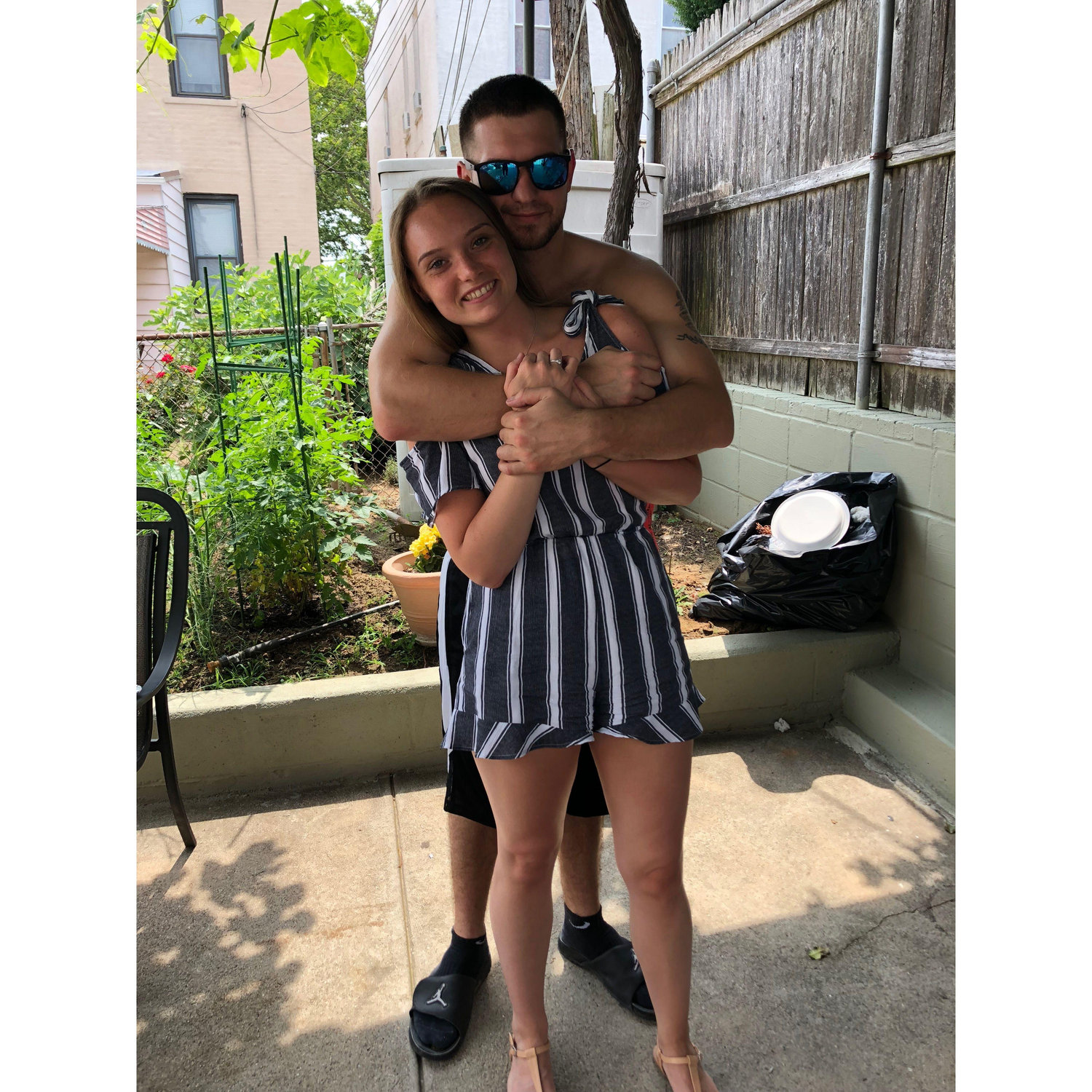 Our first photo together :)