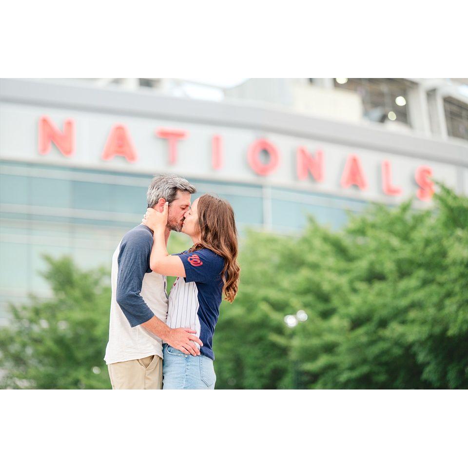 Shannon and Taylor's first date was at a Nationals game.