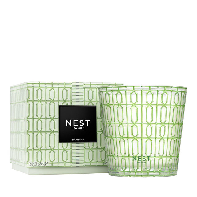 NEST New York Bamboo Decorative Luxury Candle 47.3 oz.