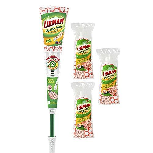 Libman Wonder Mop Kit Including 3 Additional Refills