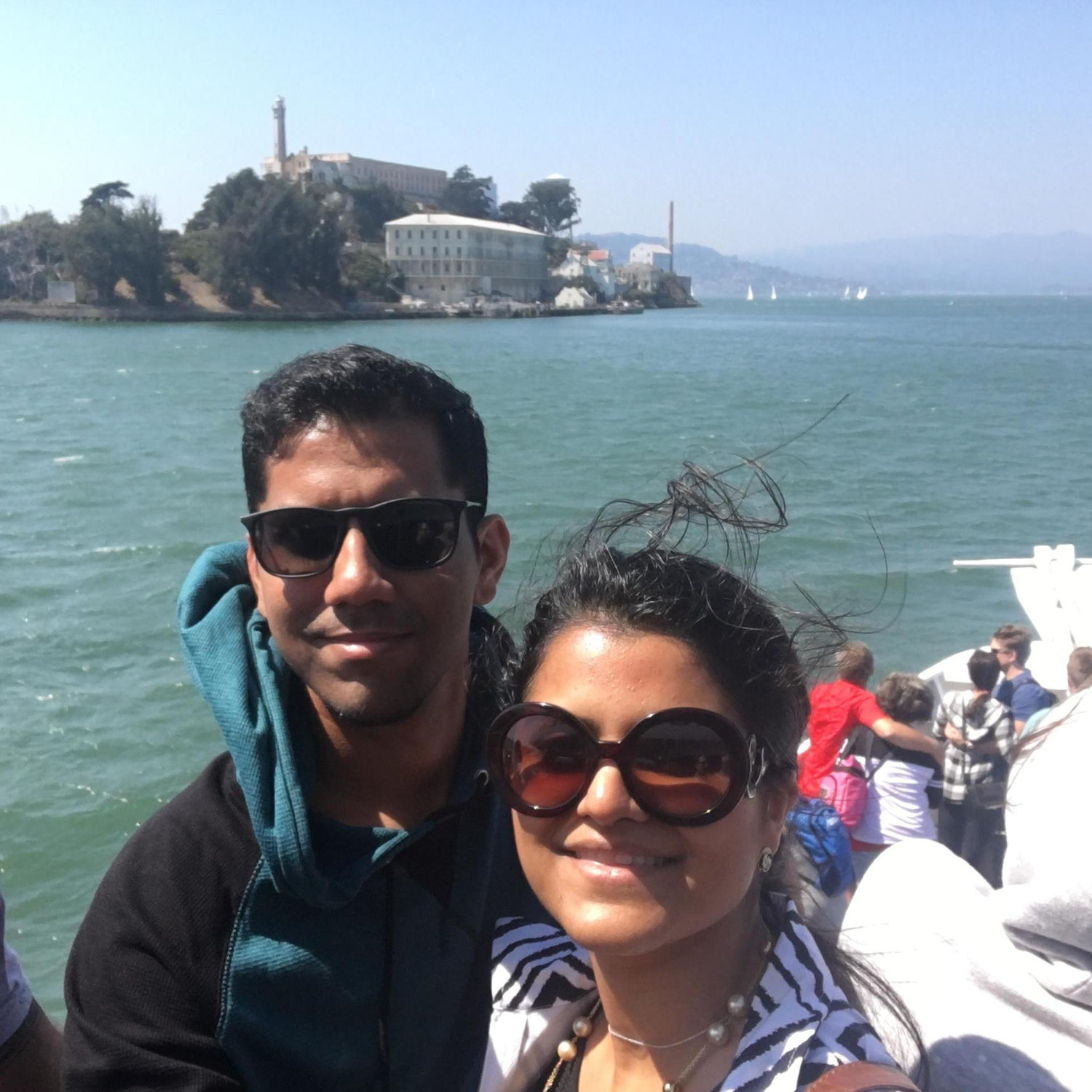 Ferry ride to Alcatraz
