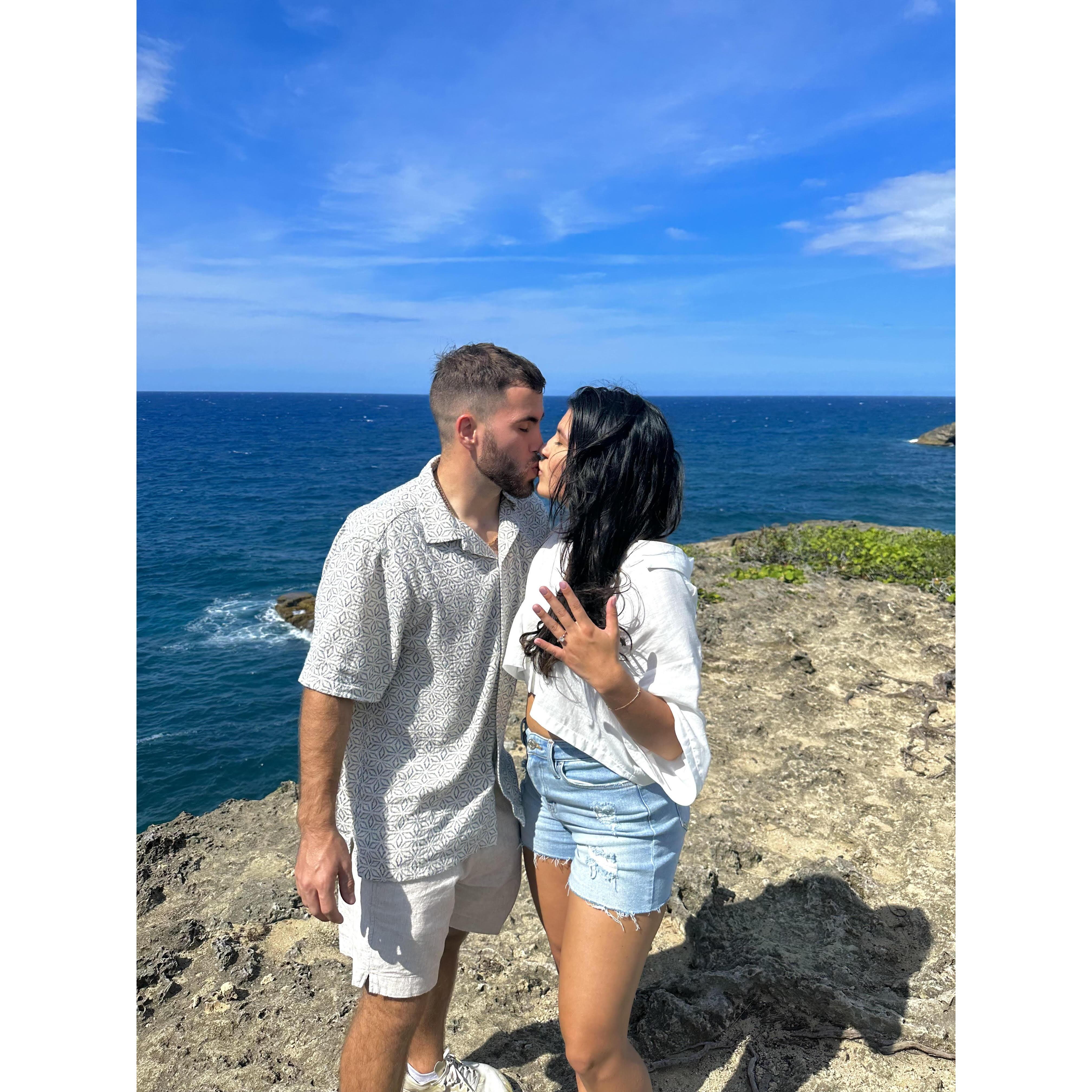 The day we got engaged!