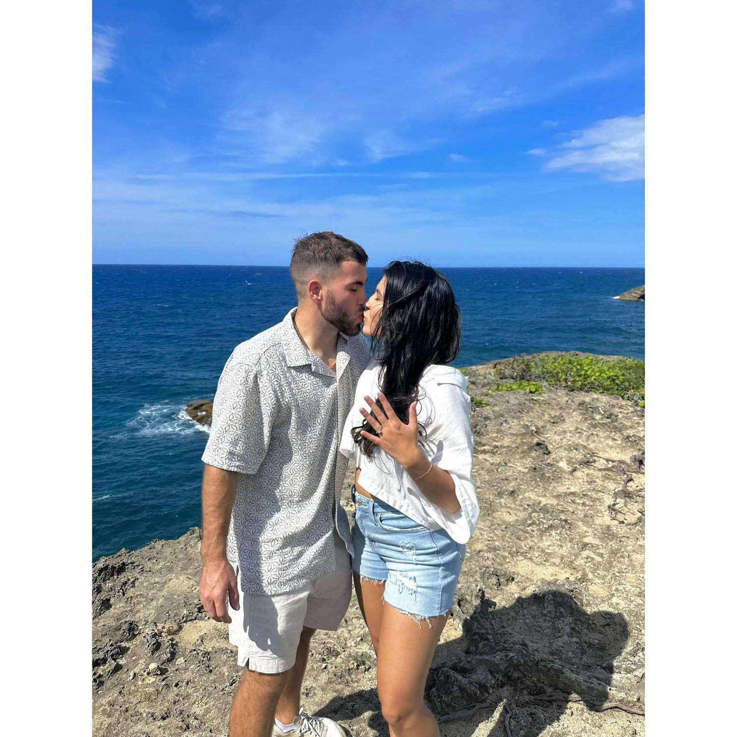 The day we got engaged!