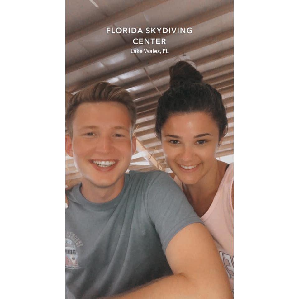 Nothing says I love you like jumping out of plane together