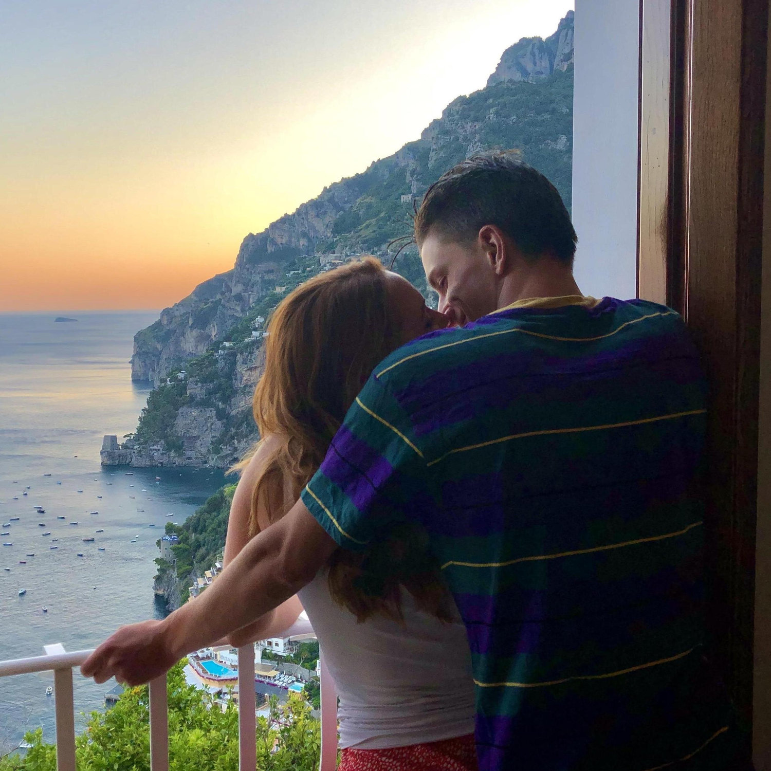 Us in Positano, Italy.