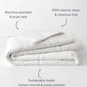 Full/Queen Size, 20lb Weighted Blanket - Color: Pebble White