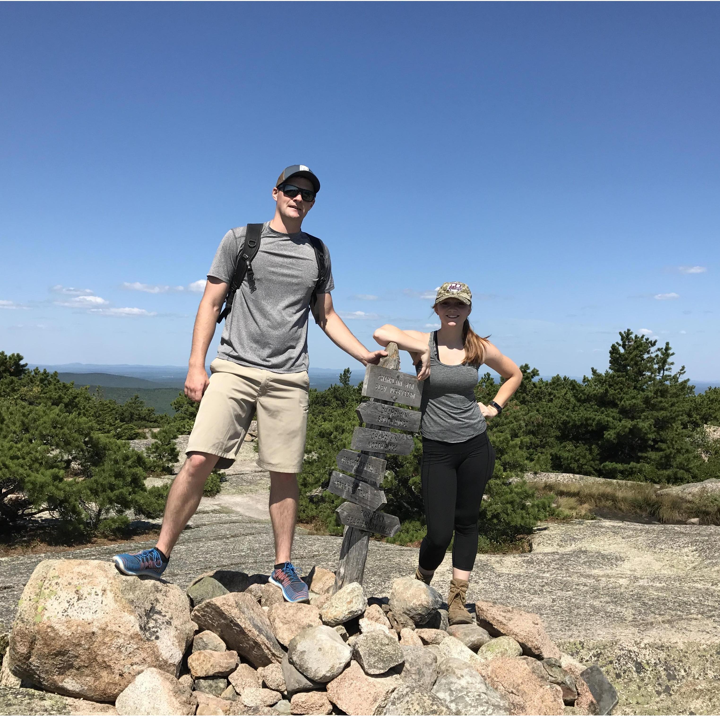 YEA WE HIKE.
Acadia Maine 2016? Who knows, time is relative.