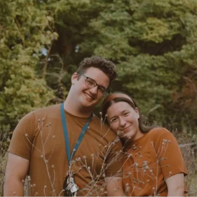 The photoshoot that started it all - fun fact: we hadn't even said we liked each other yet!