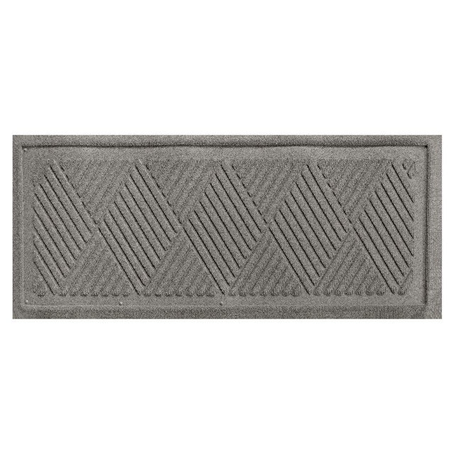 Waterhog Olle Outdoor Boot Tray, 15" x 36", Medium Gray