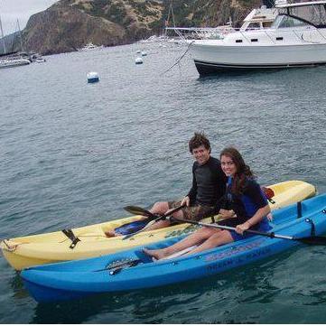 Meeting the parents was quite an adventure. Chris met Tom and Nicole at an eight hour track meet, and Alex and Betsy took Lynnie on her first river kayaking trip.