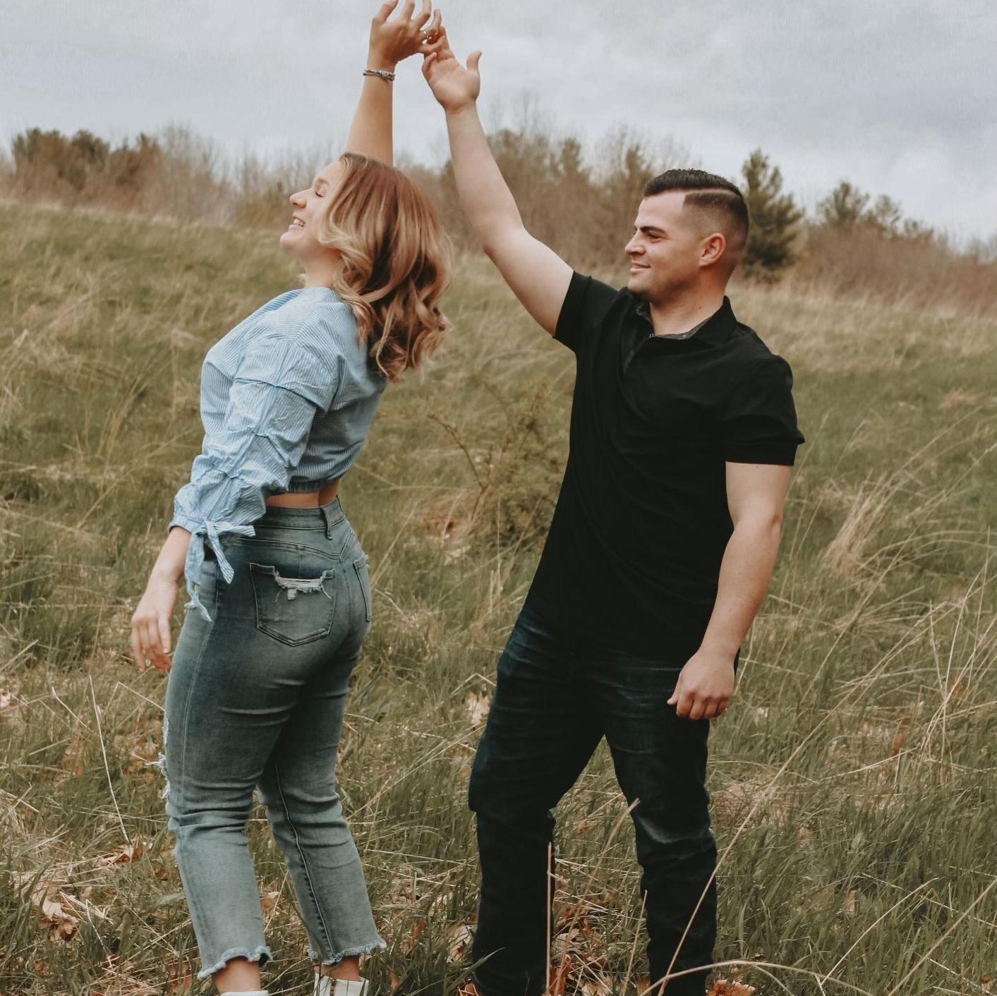 Probably dancing to Zach Bryan