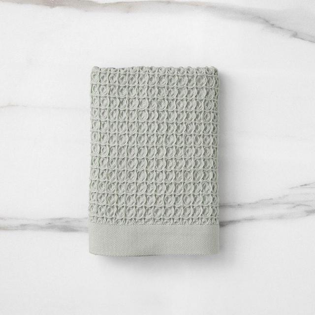 Plush Waffle, Hand Towel, Soft Sage