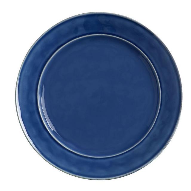 Cambria Stoneware Dinner Plates, 10 3/4", Set of 4 - Ocean Blue