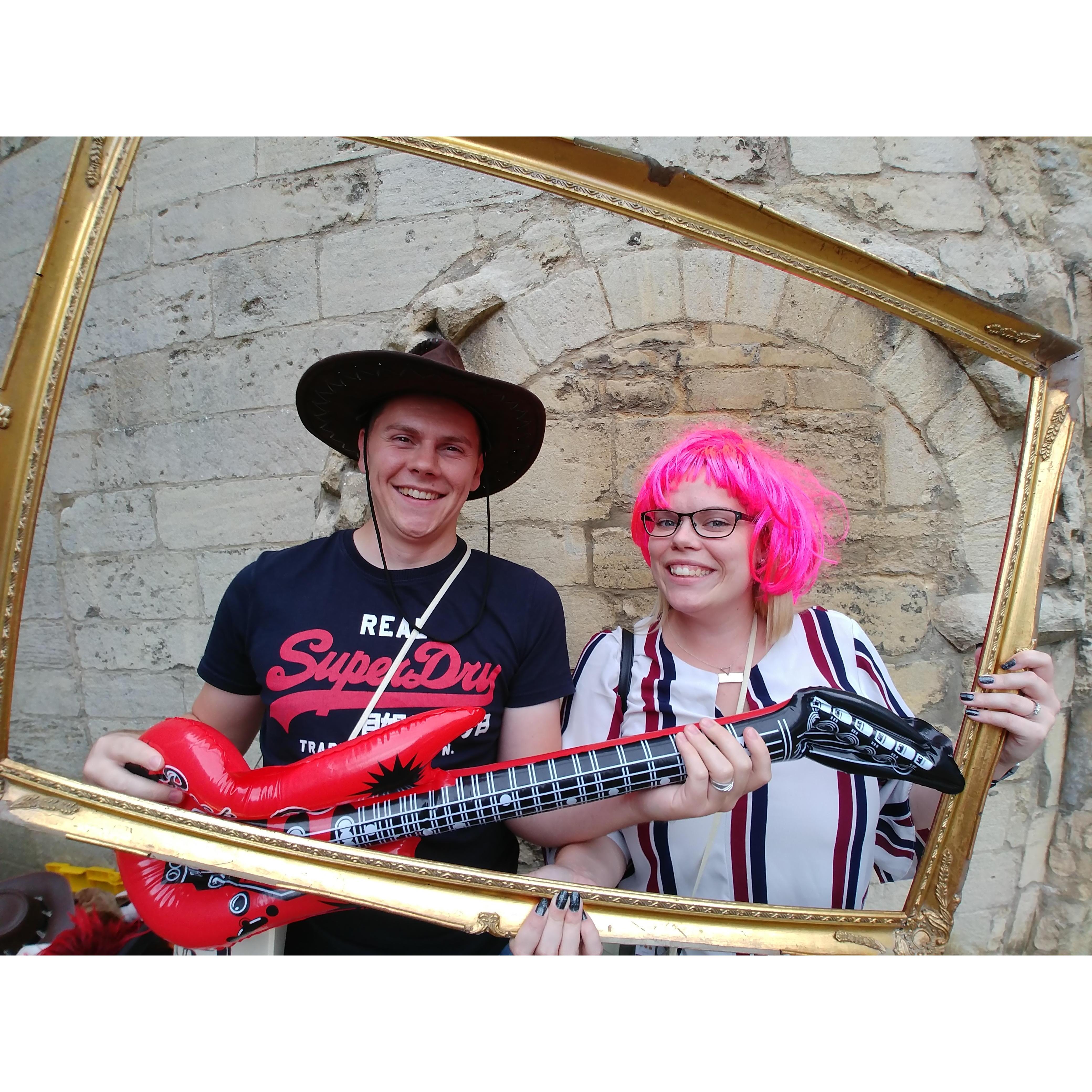 Getting drunk at the Gin & Rum Festival in July 2019