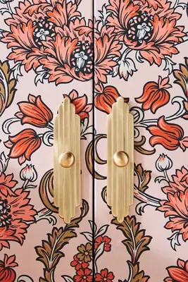 Lavinia Single Scalloped Brass Knob