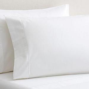 PB Organic 350-Thread-Count White Sateen Sheet Set- King