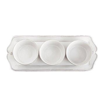 Juliska Berry & Thread 4 Pc. Hostess Set -wht.