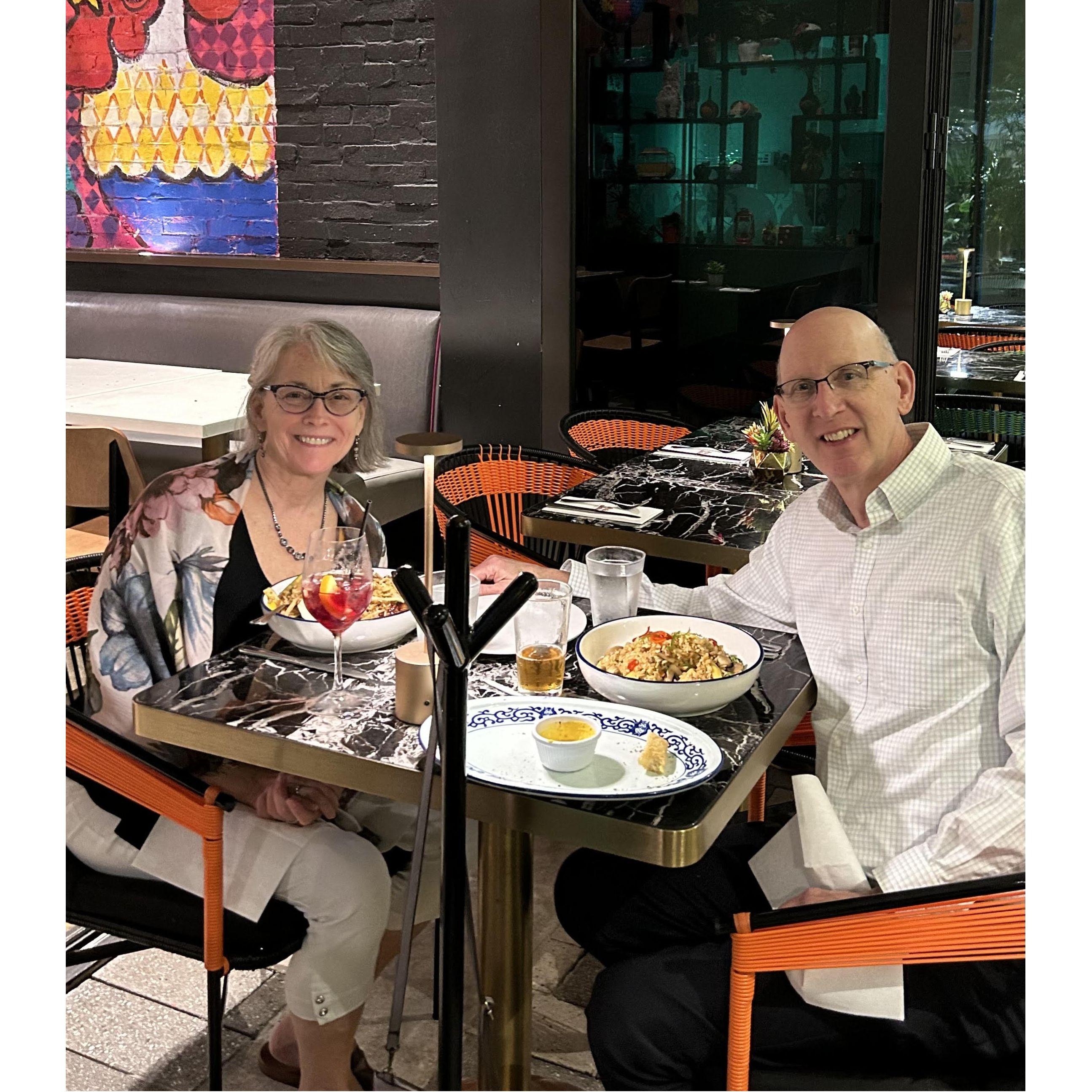 A Peruvian dinner in Miami