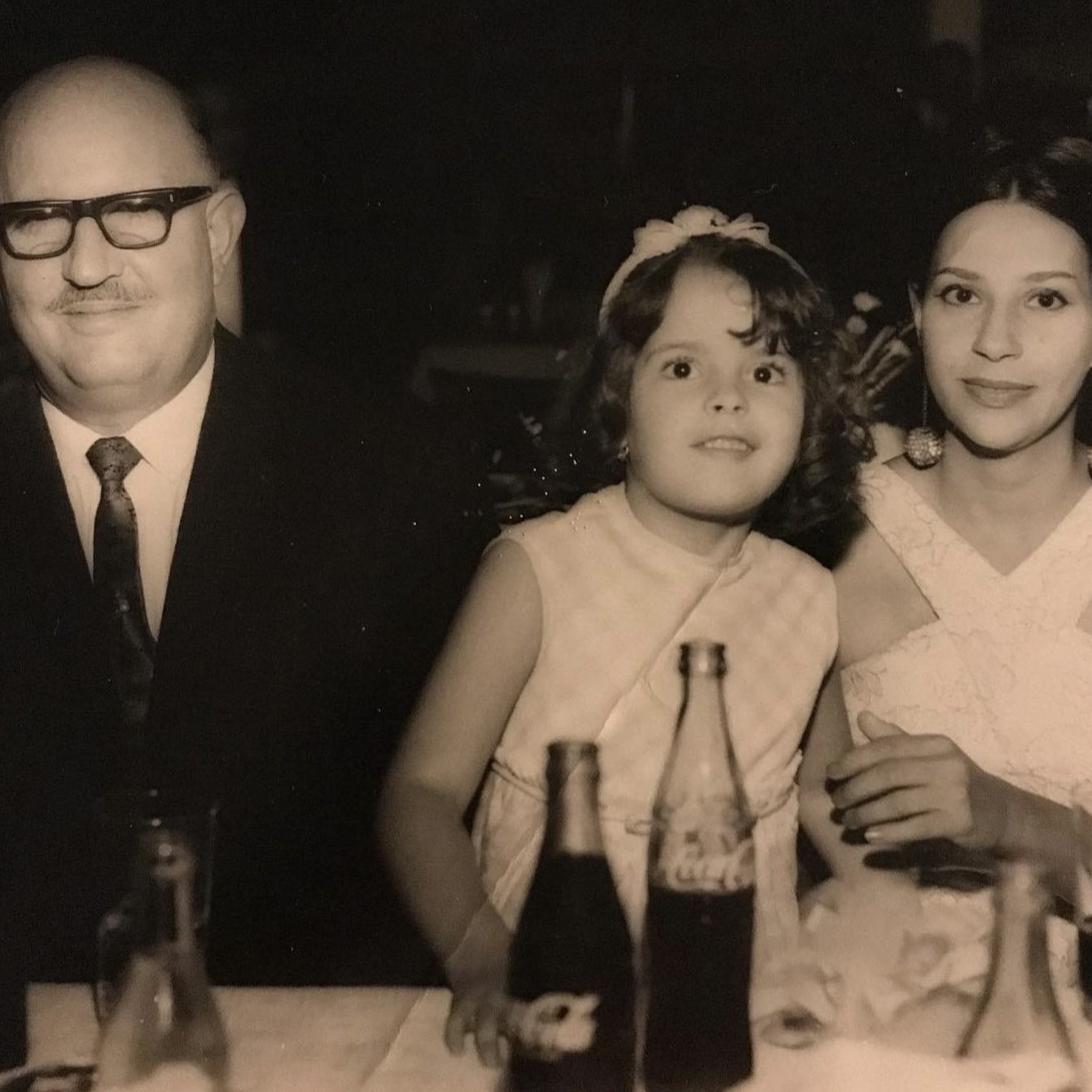 Groom's maternal grandparents, Ramon and Maria Cordido with Lenoska