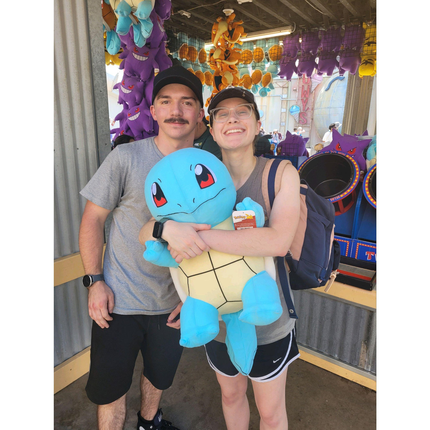 Just like the movies lol Joshua won his gal a fair prize!