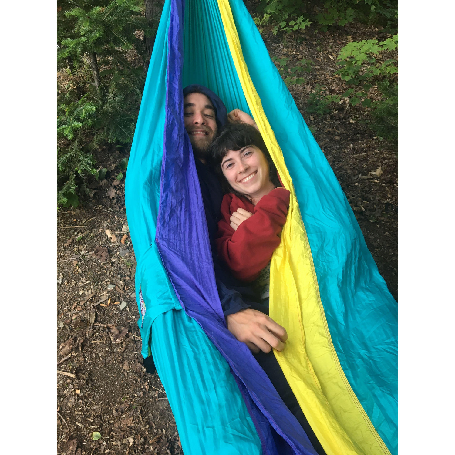 Trying to get Alec to like camping