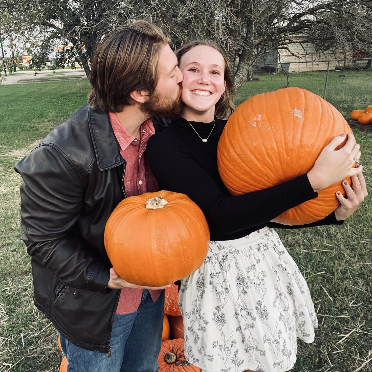 Visiting a pumpkin patch October 2021