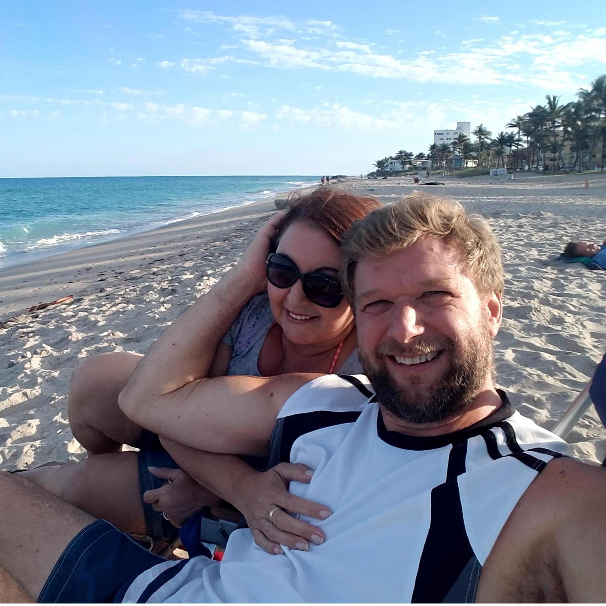 Our favorite spot in the whole world...Deerfield Beach, Florida...our home beach
