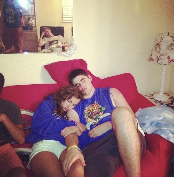 52nd St Ocean City Maryland. The very couch we met on!