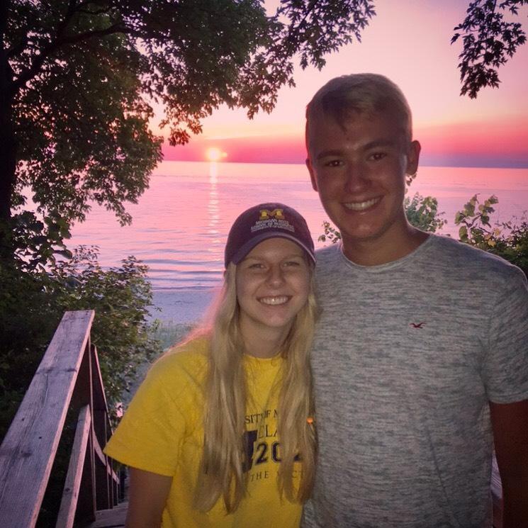 Our first summer together in South Haven