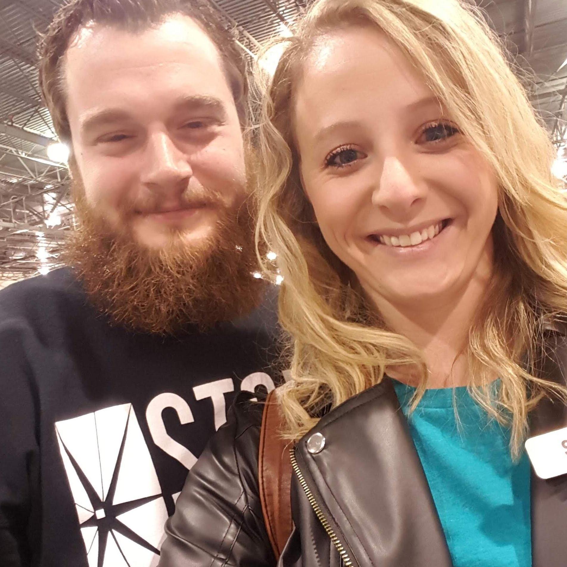 Our first Comic Con where we dressed up as a couple from The Flash