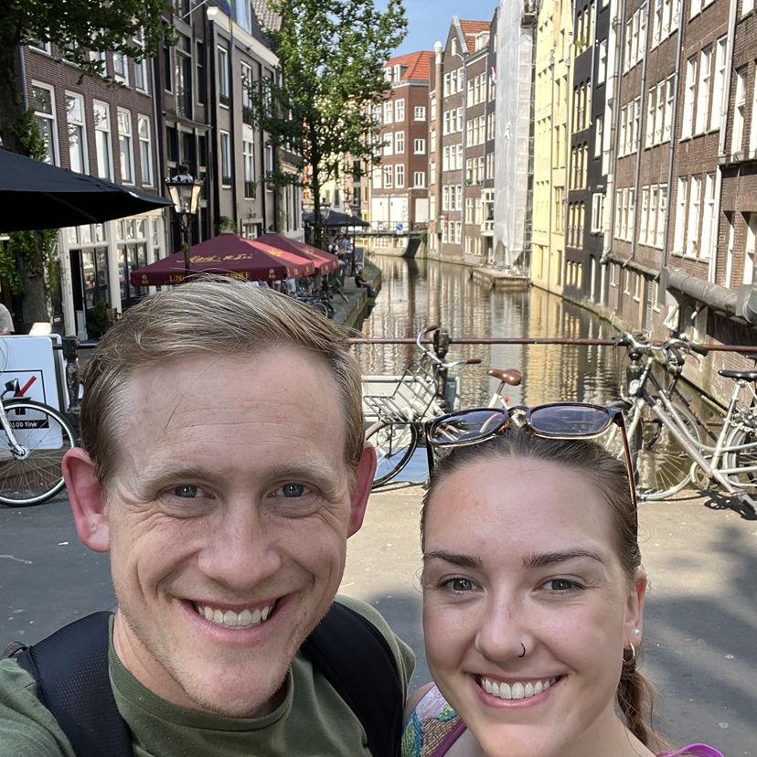 Amsterdam on a layover to France, March 2023