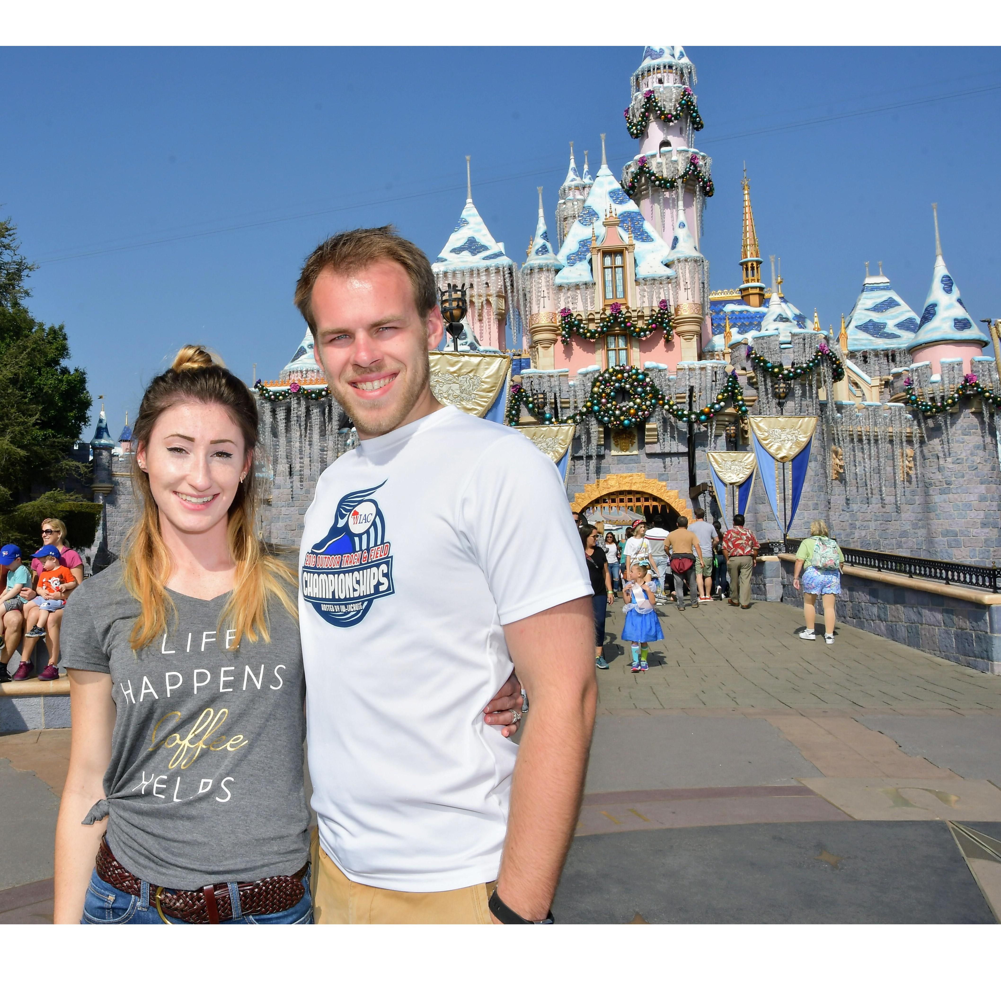 We took a big trip to California this past November! It was our first real vacation just the two of us, and man, was it a blast! We visited Venice Beach, Universal Studios, Disneyland and San Diego!