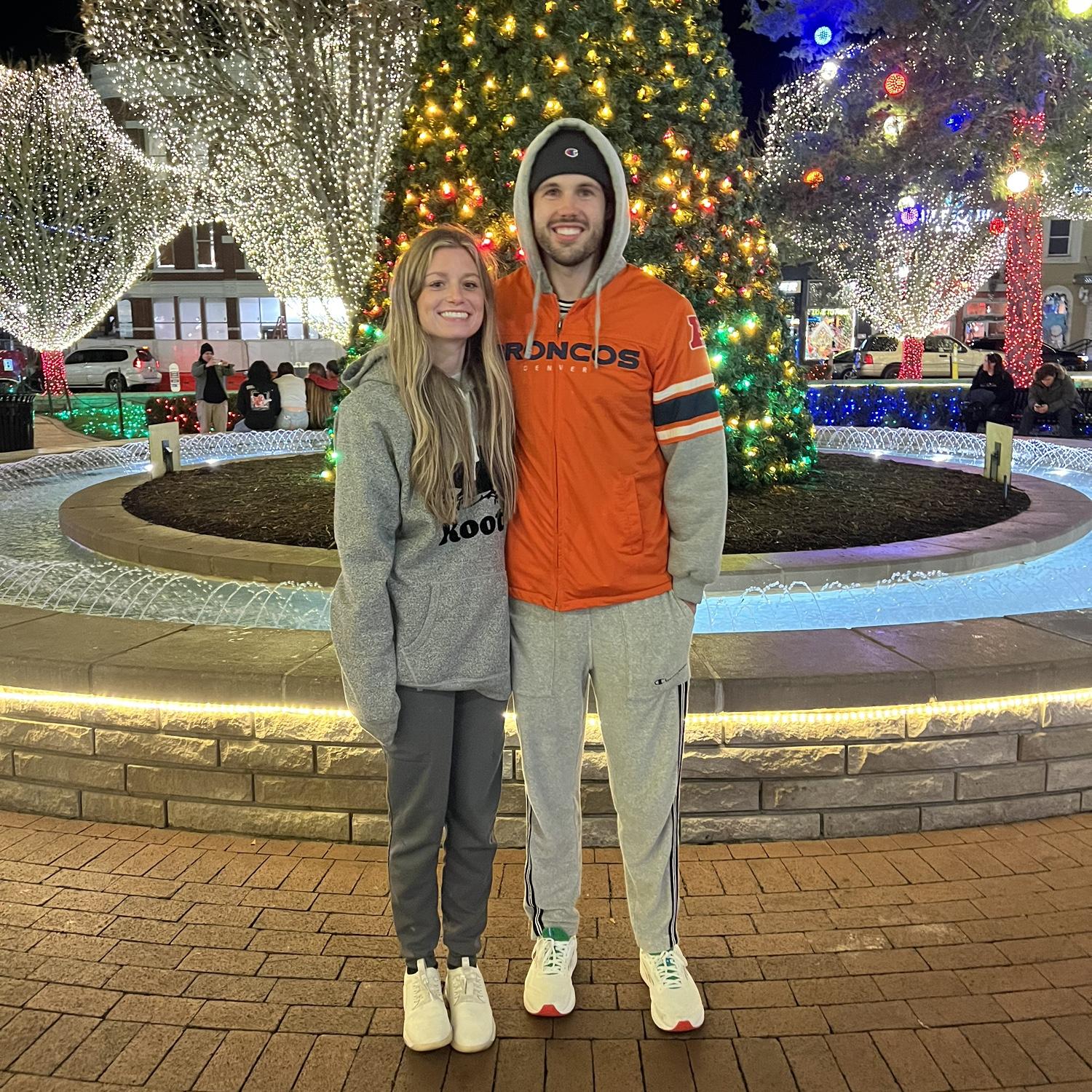 12/10/2024- Photo from after Key Point Church young adults at the Bentonville Square in Bentonville, Arkansas.