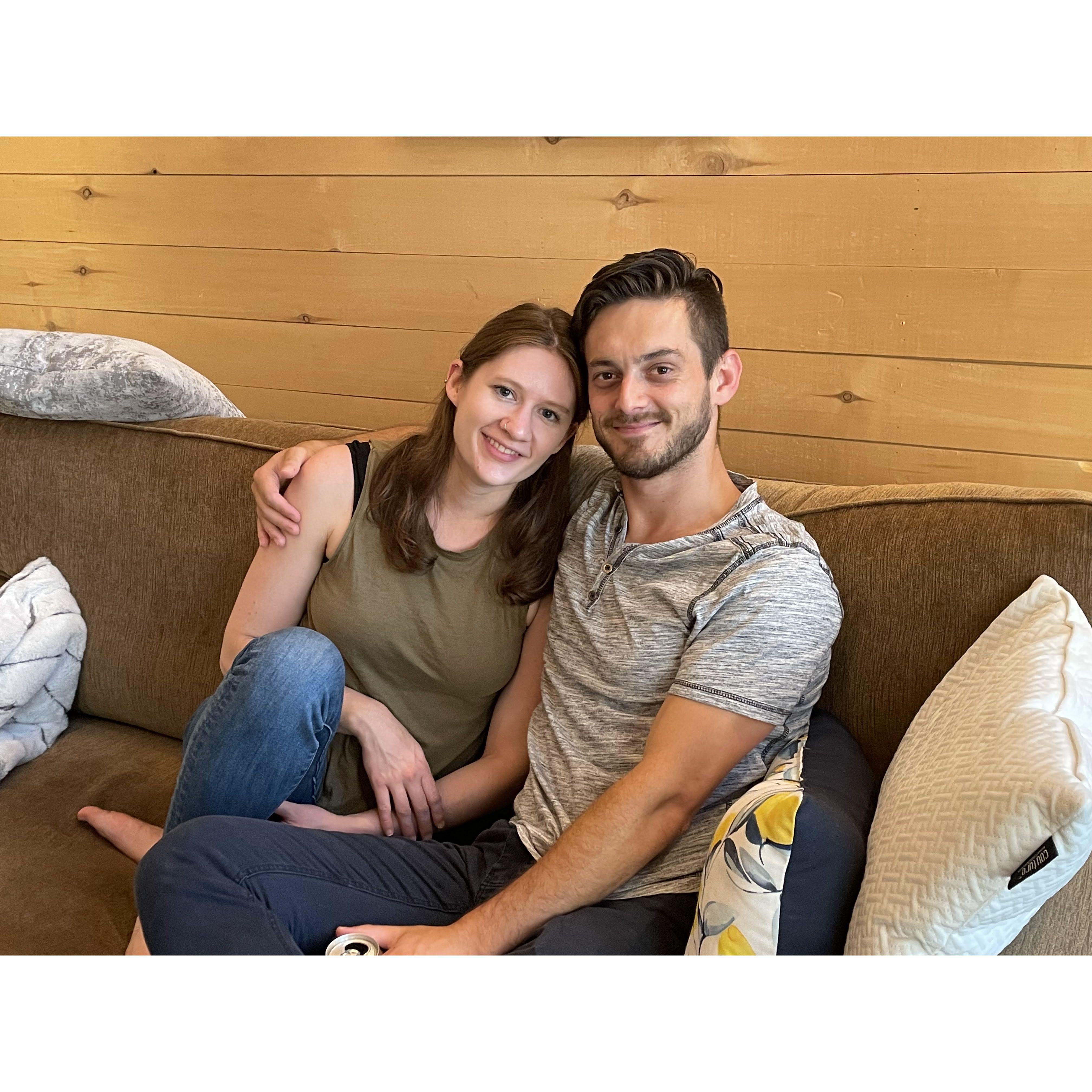 Right after Riley met Megan's parents! Prince George, BC - July 2021.