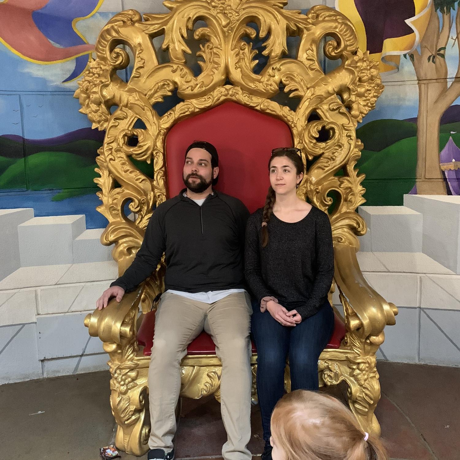 I hope to one day convince Robyn to let us buy a chair like this… along with a mote… and a drawbridge maybe.