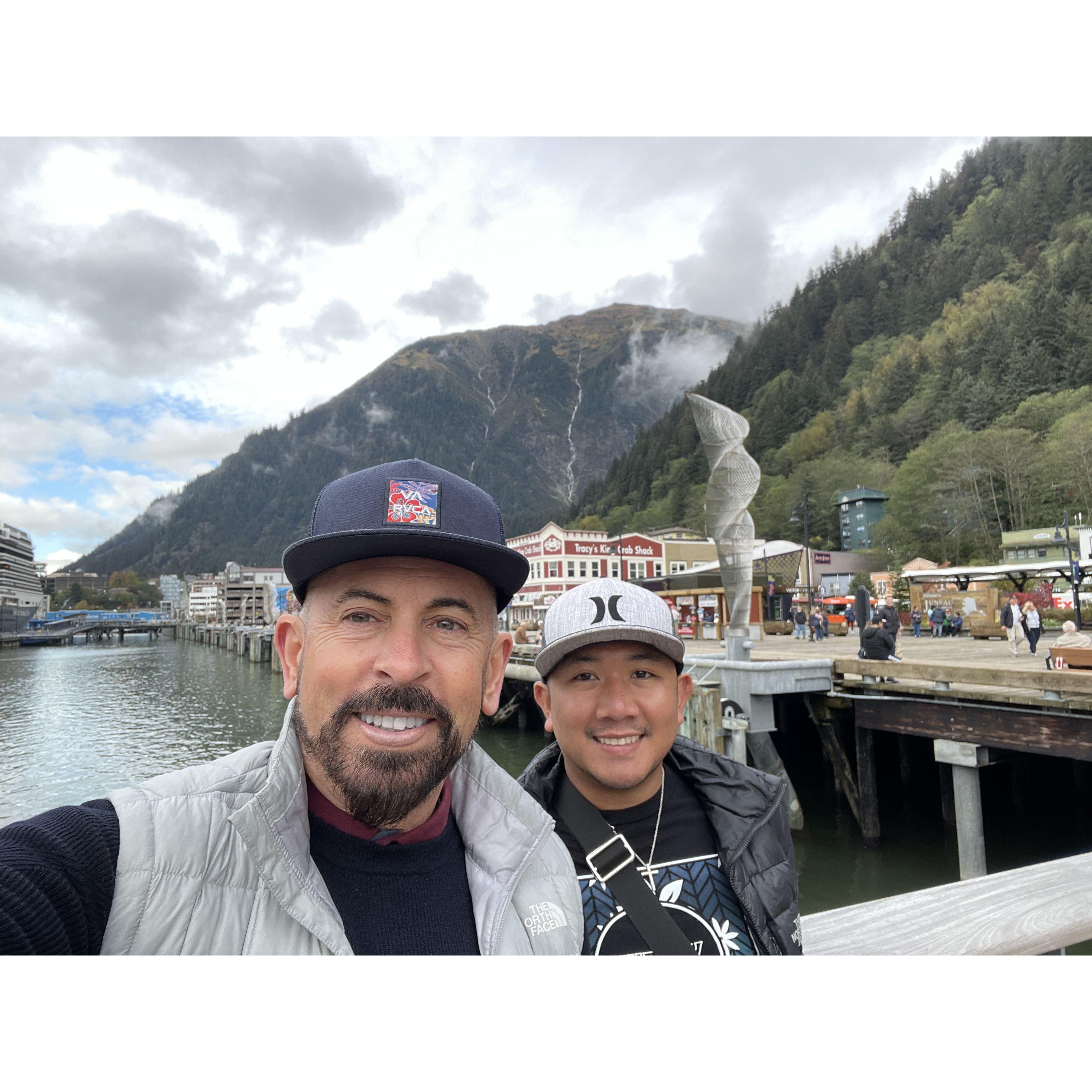 David and Eddie in Juneau Alaska 2022