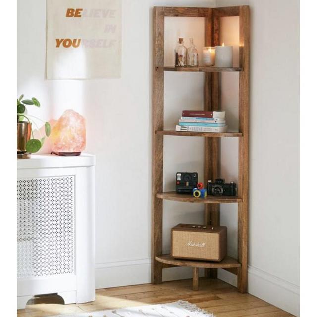 Corner Bookshelf