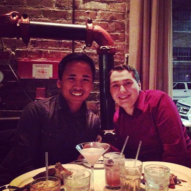 Celebrating the end of a 1-month long vacation of the Eastern US in New Orleans, LA at Emeril's!